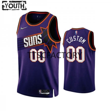 Dres Phoenix Suns Prilagođeni Nike 2022-23 Icon Edition Ljubičasta Swingman - Dječji